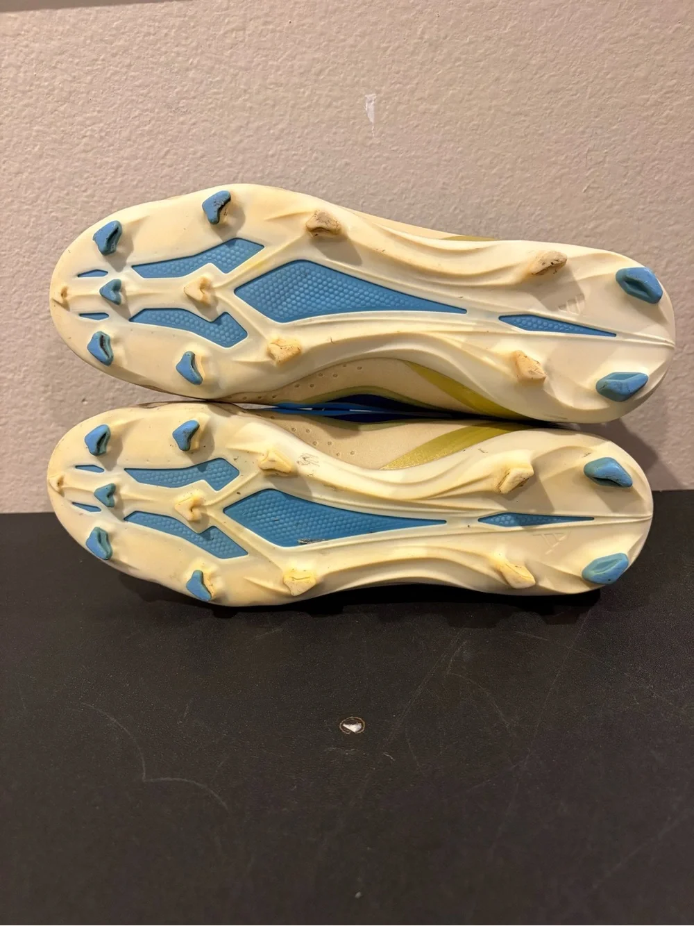 Adidas X Crazyfast Messi.3 FG Soccer Cleats Blue Gold White ID0712 Mens Size 7